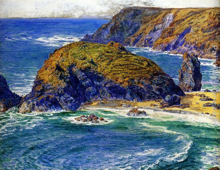 Aspargus Island painting - William Holman Hunt Aspargus Island art painting